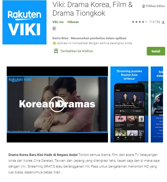 Viki: Drama Korea