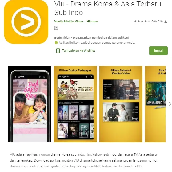 aplikasi nonton film korea