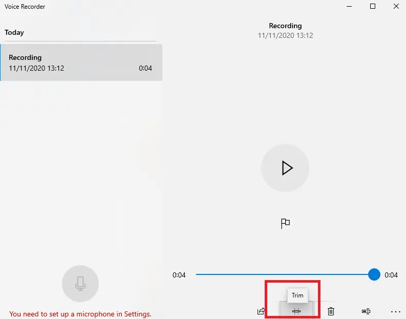 aplikasi perekam suara di laptop Windows 10