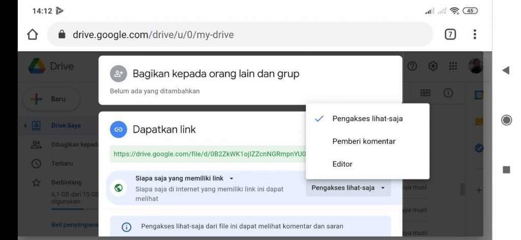 cara mengakses google drive