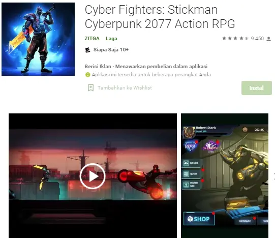 Cyber Fighters game