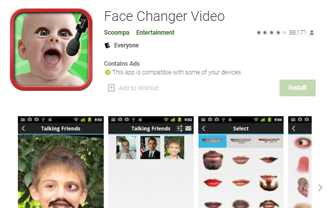Face Changer Video