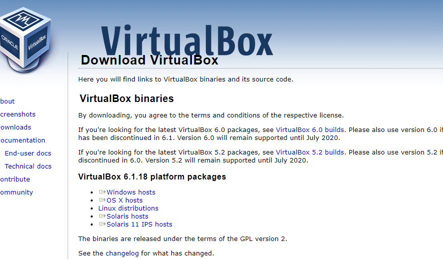 cara menginstal virtual box