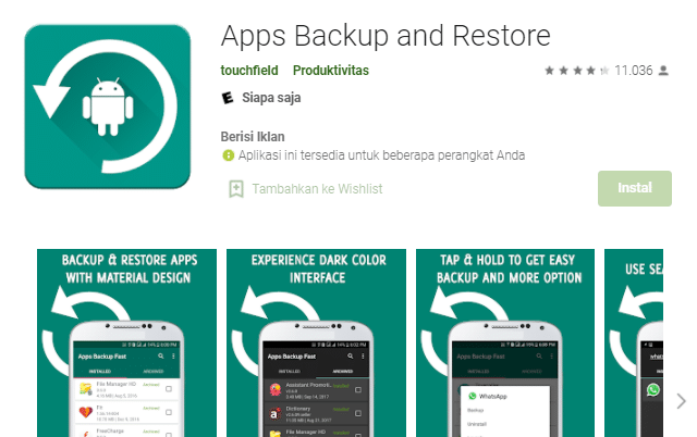 Apps Backup and Restore