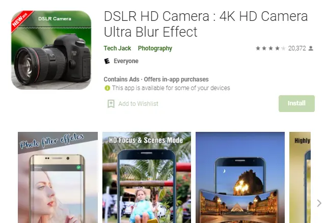 DSLR HD Camera