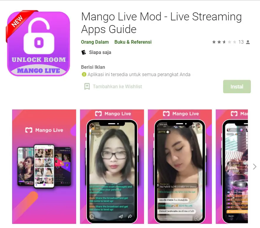 Review Aplikasi Mod Mango Live Mod